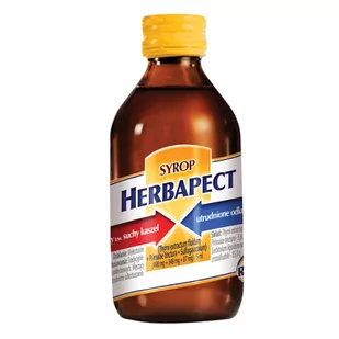Herbapect (498 mg + 349 mg + 87 mg)/ 5 ml, syrop, 150 g - Przeziębienie i grypa - miniaturka - grafika 1
