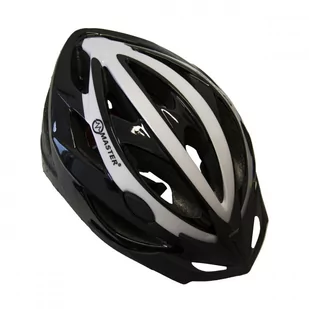 Kask Rowerowy Master Force L Biało-Czarny - Kaski rowerowe - miniaturka - grafika 1