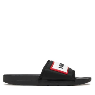 Klapki Hunter M-865993 Czarny - Klapki i japonki damskie - miniaturka - grafika 1