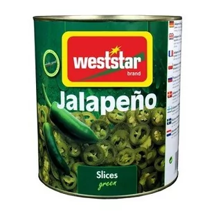 Papryka jalapeno zielona krążki, 3 kg Weststar - Pasztet i przetwory mięsne - miniaturka - grafika 1