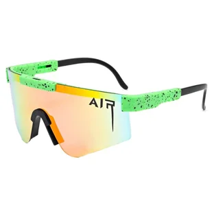 Sportowe okulary przeciwsłoneczne ST-MAX8H zielony/czarny - Okulary sportowe - miniaturka - grafika 1