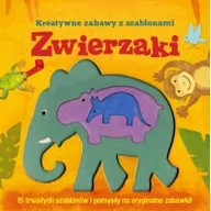 Książki edukacyjne - Wilga GW Foksal Zwierzaki Kreatywne zabawy z szablonami - Laura Hambleton - miniaturka - grafika 1