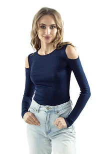Eldar Liv Koszulka długi rękaw granatowa XL - Bluzki damskie - miniaturka - grafika 1
