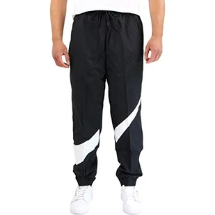 Nike Męskie spodnie M Nsw Hbr Wvn Stmt czarny/biały L - Spodnie męskie - miniaturka - grafika 1