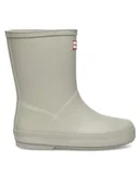 Buty dla dziewczynek - Hunter Kalosze HFC-02 Zielony - miniaturka - grafika 1