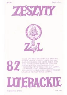 Zeszyty literackie 82 2 / 2003 - Biografie i autobiografie - miniaturka - grafika 1