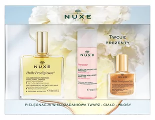 Nuxe Zestaw (Olejek HP 50ml + Very Rose Woda micelarna 50ml + HP Or 10ml) - Zestawy kosmetyków damskich - miniaturka - grafika 1