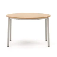 Stoły - Okrągły rozkładany stół w dekorze dębu ø 120 cm Montuiri – Kave Home - miniaturka - grafika 1