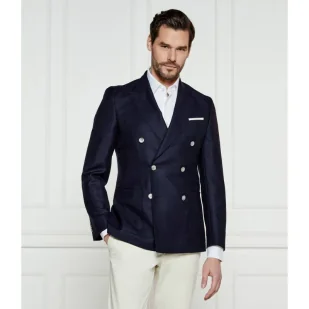 BOSS BLACK Wełniana marynarka C-Huge-DB-251 Slim Fit - Marynarki męskie - miniaturka - grafika 1