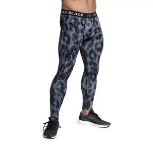 Męskie legginsy sportowe do ćwiczeń BAS BLEU Alien, Wielokolorowy, M - Legginsy - miniaturka - grafika 1