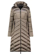 Kurtki damskie - Geographical Norway Płaszcz pikowany "Blanche" w kolorze szarobrązowym - miniaturka - grafika 1