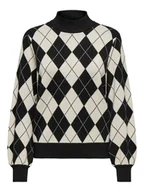 Swetry damskie - ONLY Sweter w kolorze czarno-białym - miniaturka - grafika 1