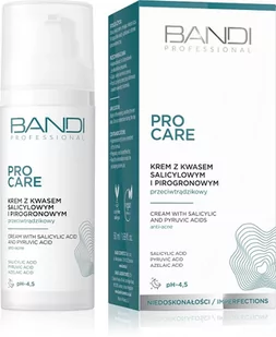Bandi Pro Care, krem przeciwtrądzikowy do twarzy z kwasem salicylowym i pirogronowym, 50ml - Kremy do twarzy - miniaturka - grafika 1