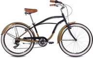Rowery - Rower Miejski 26 Damski Męski Aluminium Beach Cruiser Retro Stopka Dzwonek - miniaturka - grafika 1