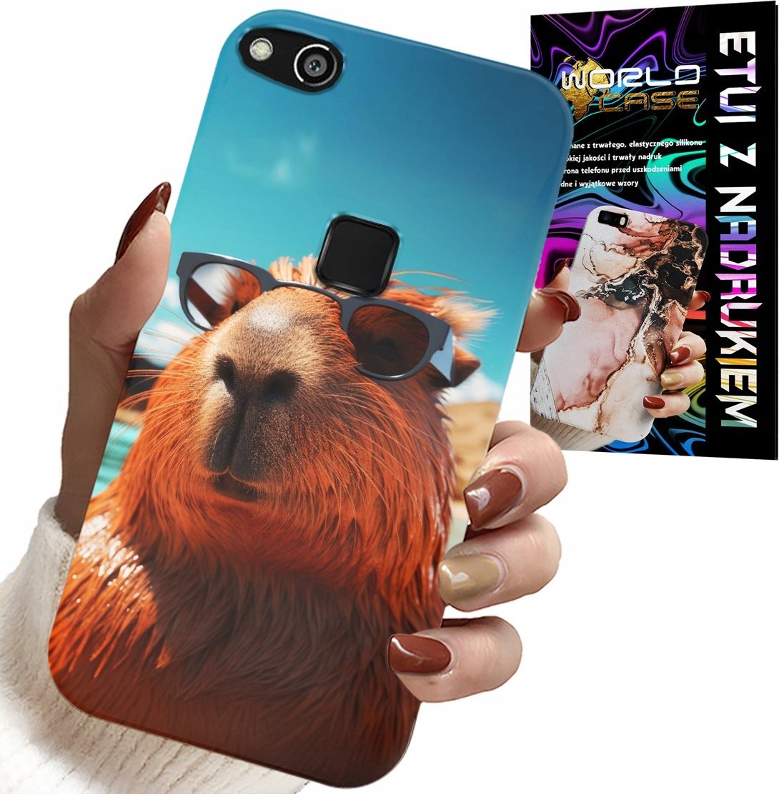 ETUI DO HUAWEI P9 LITE 2016 - SŁODKA KAPIBARA, CAPIBARA CASE + FOLIA