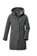 Kurtki i płaszcze dla dziewczynek - killtec Dziewczęca kurtka funkcyjna/kurtka outdoorowa z kapturem KOW 360 GRLS PRK, dark moss, 140, 42149-000 - miniaturka - grafika 1