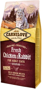 Carnilove Fresh Chicken & Rabbit Gourmand 6 kg - Sucha karma dla kotów - miniaturka - grafika 2