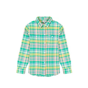 Wrangler Damska kurtka Waffle SHAKET, niebieska, L, niebieski, L - Kurtki damskie - miniaturka - grafika 1
