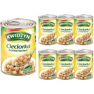 Pasztet i przetwory mięsne - Kwidzyn Cieciorka konserwowa puszka 400g x 6 sztuk - miniaturka - grafika 1