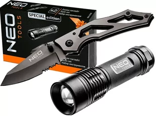 Zestaw nóż składany i latarka Neo Tools Set 2 63-032 - Zestawy narzędziowe - miniaturka - grafika 1