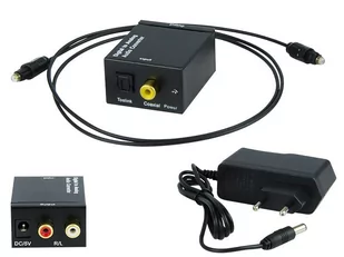 91-200# Konwerter optyczny toslink na 2xrca - Kable - miniaturka - grafika 1