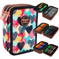 Piórniki - PIÓRNIK POTRÓJNY Z WYPOSAŻENIEM COOLPACK JUMPER 3 CHOCOLOVE - miniaturka - grafika 1