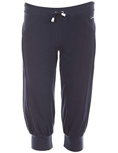 WINSHAPE Damskie spodnie treningowe 3/4 WBE5 spodnie treningowe, ciemnoniebieskie, XXL