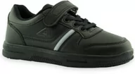 Buty dla chłopców - Niskie buty sportowe dla dzieci American Club AA35/23 Czarne - miniaturka - grafika 1