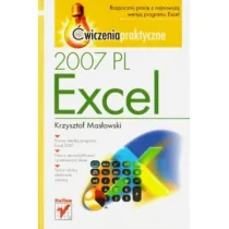 Excel 2007 PL Ćwiczenia praktyczne | - Aplikacje biurowe - miniaturka - grafika 1