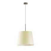 Lampy sufitowe - LYSNE Lampa wisząca do sypialni SARI - kolor ecru 14565/1 - KOLOR ECRU - miniaturka - grafika 1