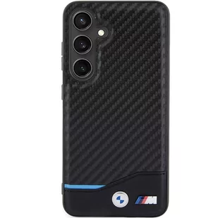 BMW BMHCS24S22NBCK S24 S921 czarny/black Leather Carbon - Etui i futerały do telefonów - miniaturka - grafika 2