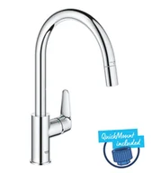 Baterie kuchenne - Grohe Start Curve - Bateria zlewozmywakowa z wyciąganą wylewką, chrom 30562000 - miniaturka - grafika 1