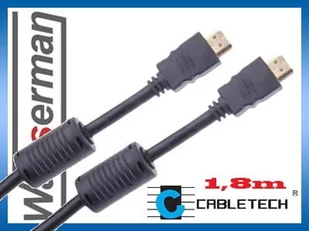 CABLETECH Kabel HDMI - HDMI1.8 m KPO3703-1.8 - Kable - miniaturka - grafika 1