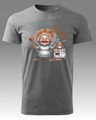 Koszulki i topy damskie - Koszulka na Dzień Babci Wpadajcie na Obiadek Babuni SLA / Ciemnoszary melanż M Przód - miniaturka - grafika 1