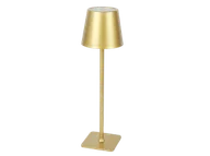 Lampy stojące - Lampa stołowa 3.5W 400lm CCT LED LINE TAZA 2x2000mAh złota - miniaturka - grafika 1