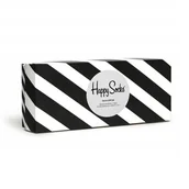Skarpetki męskie - Zestaw Skarpet Happy Socks 4-Pak Classic Black & White Pudełko Prezent -36-40 - miniaturka - grafika 1