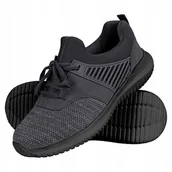 Buty sportowe męskie - Buty sportowe Reis BSZAG_B44 Grensho, czarne rozmiar 44 - miniaturka - grafika 1