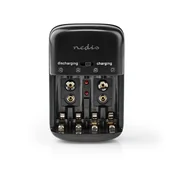 Ładowarki i akumulatory - Nedis BACH07 ładowarka akumulatorów Akumulator do domowego użytku Prąd przemienny - miniaturka - grafika 1