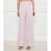 Spodnie damskie - Joop! Spodnie Polly | flare fit | z dodatkiem lnu - miniaturka - grafika 1