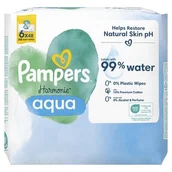Chusteczki nawilżane - Chusteczki nawilżane PAMPERS Harmonie Aqua (288 szt.) - miniaturka - grafika 1