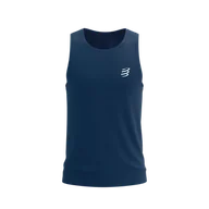 Koszulki sportowe męskie - COMPRESSPORT Koszulka biegowa PERFORMANCE SINGLET blues - miniaturka - grafika 1
