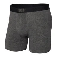 Majtki męskie - Bokserki męskie szybkoschnące SAXX VIBE Boxer Brief - ciemnoszare - miniaturka - grafika 1