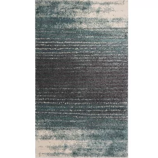 Dekoria Dywan Modern Teal blue dark grey 200x290cm 200 x 290 cm 802-182 - Dywany - miniaturka - grafika 1