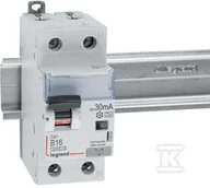Bezpieczniki elektryczne - LEGRAND RÓŻNICOWONADPRĄDOWY P 312 2P B 16A 30MA TYP A SERII DX3, 410965 LEGRAN - miniaturka - grafika 1