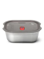 Pudła i pojemniki do przechowywania - Black+Blum Pudełko 3w1 w kolorze srebrnym na lunch - 17 x 6,5 x 12,5 cm - miniaturka - grafika 1
