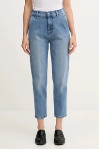 Sisley jeansy damskie kolor niebieski 4TAYLF06G - Spodnie damskie - miniaturka - grafika 1