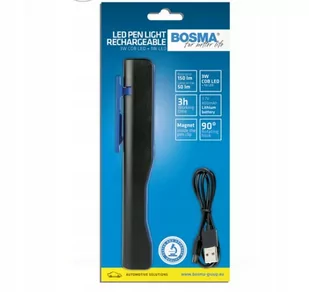 inna (BOSMA) Latarka Led 150 Lm Długopisowa Ładowana Usb Bosma - Latarki - miniaturka - grafika 2
