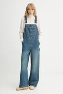 Spodnie damskie - Dickies ogrodniczki jeansowe damskie DK0A87N7 - miniaturka - grafika 1