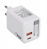 Ładowarki do telefonów - Akyga Ładowarka USB AK-CH-30 USB-A + 2x USB-C PD 5-20V / max. 3.25A 65W Quick Charge 3.0 GaN - miniaturka - grafika 1