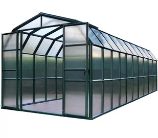 Szklarnia Rion 267x639 cm zielona z poliwęglanu 6mm - Szklarnie ogrodowe - miniaturka - grafika 1